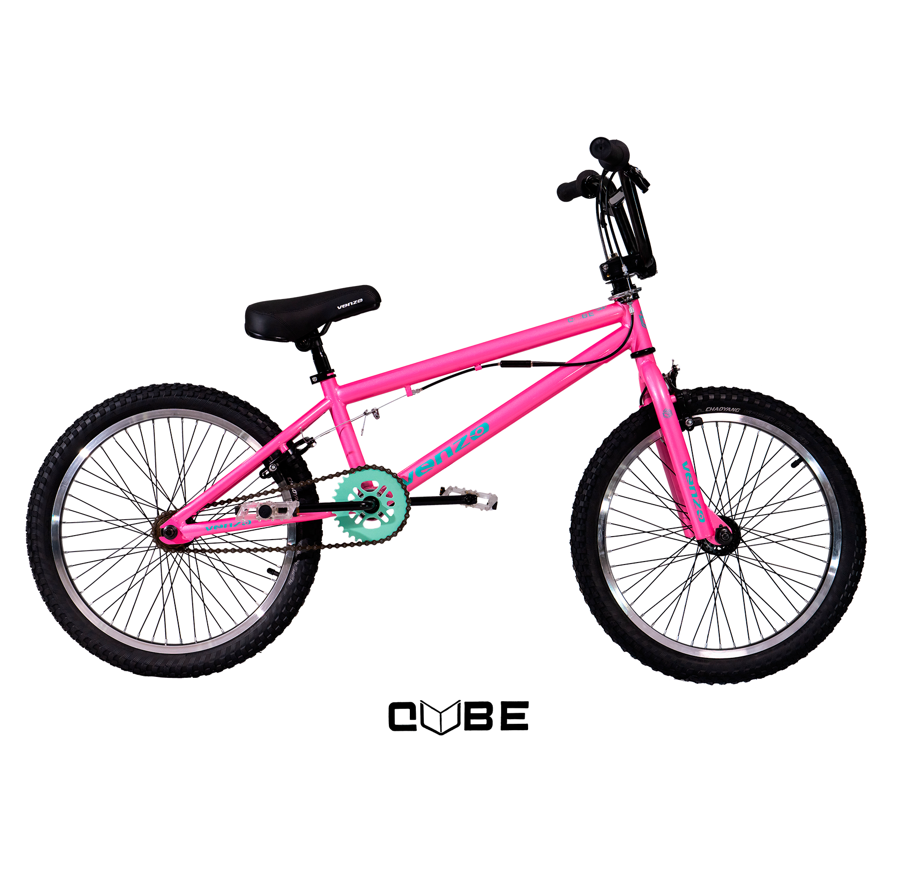 Kit Cavi Freno Bici ACS Rotore - Rosa Chiaro Per BMX E MTB (Porkchop BMX)